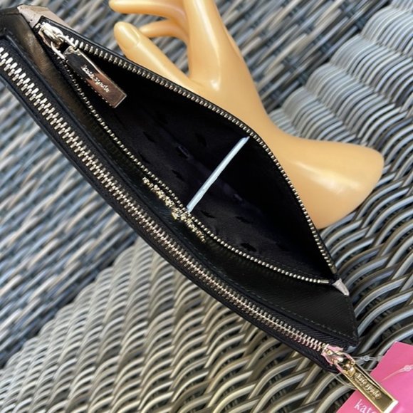 Kate Spade Staci Medium Wristlet Warm Beige - Picture 9 of 16